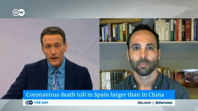 Coverage of coronavirus pandemic in Madrid, Spain surpasses China in number of deaths, for DW News